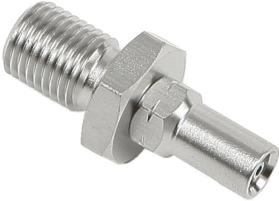 GOODRIDGE Sniper 2 Straight Male Adapter Stainless 3/8-24 SN440-02-03BDC