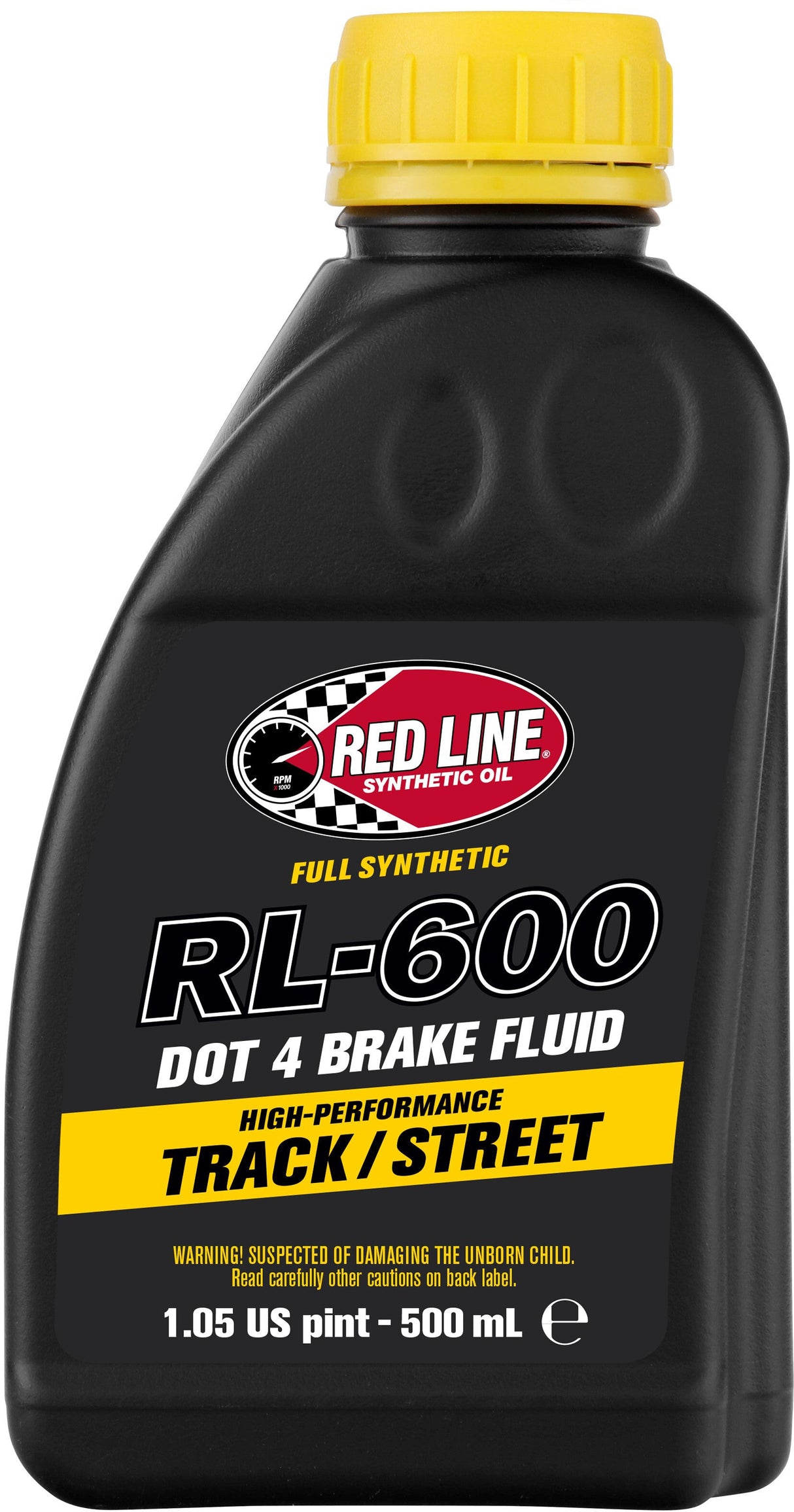 RED LINE Rl-600 Dot 4 Syn Brake Fluid 500ml 6/Case 90404