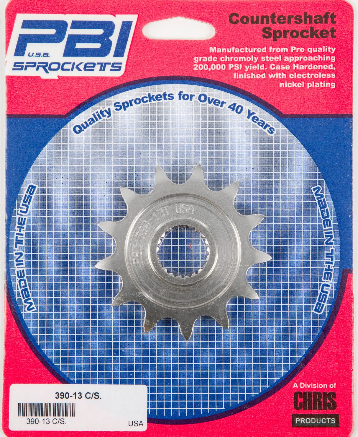 PBIFront Cs Sprocket Steel 13t-520 Hon390-13
