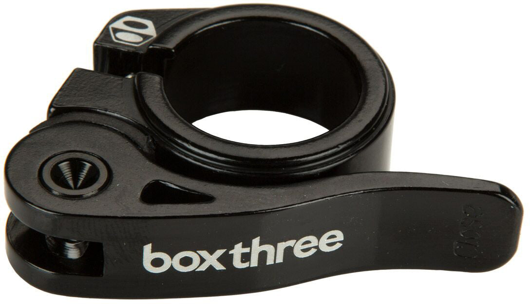 BOX Qr Seat Clamp 25.4mm Black Black BX-SC170Q254-BK