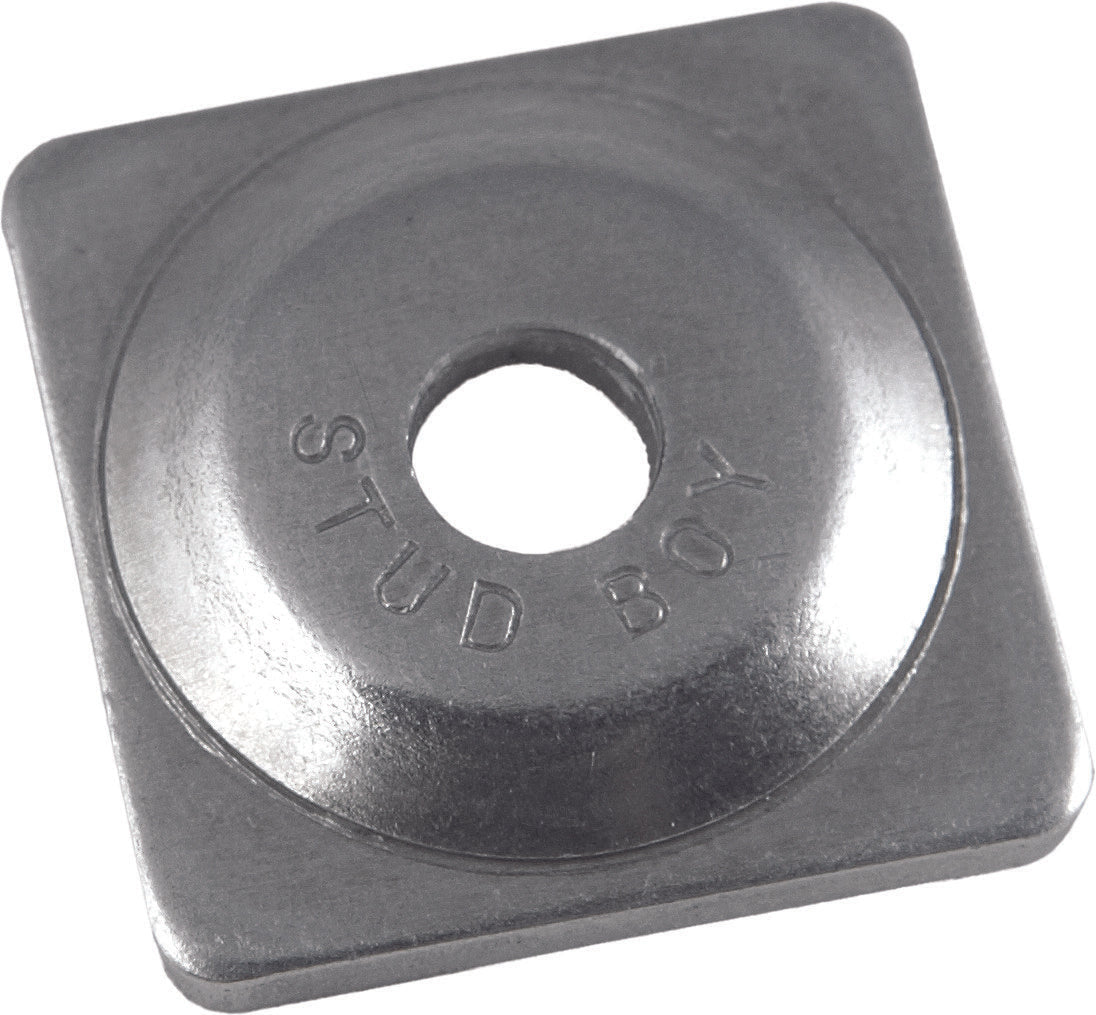 STUD BOY Square Backer Plates Aluminum 24/Pk 2061-P1