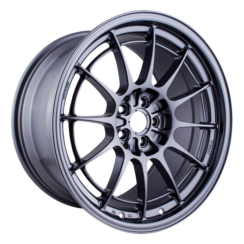 Enkei NT03+M 18x9.5 5x100 40mm Offset Gunmetal Wheel (MIN ORDER QTY 40) 3658958040GM