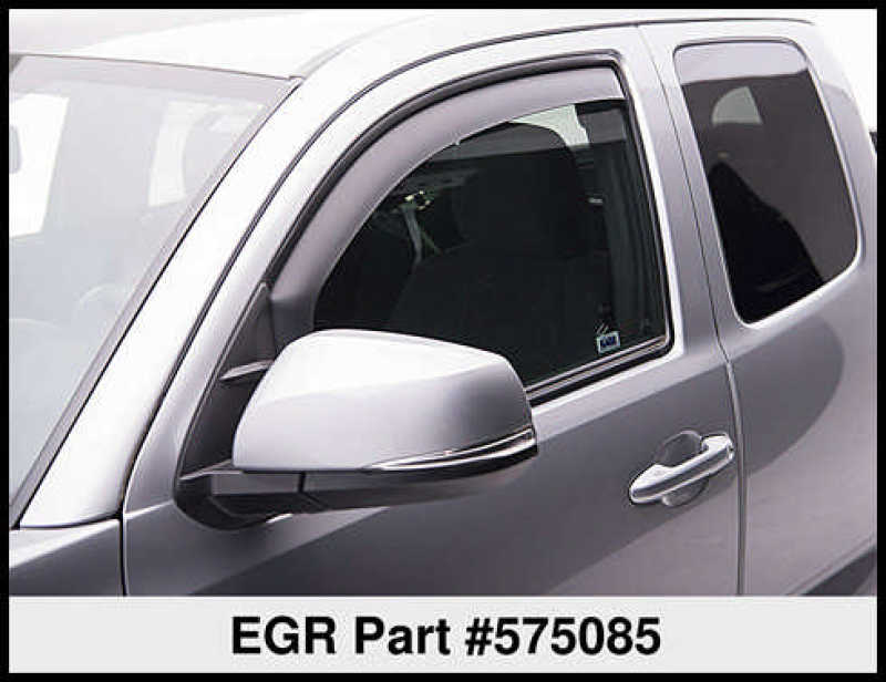 EGR 16-17 Toyota Tacoma In-Channel Window Visors - Matte (575085) 575085
