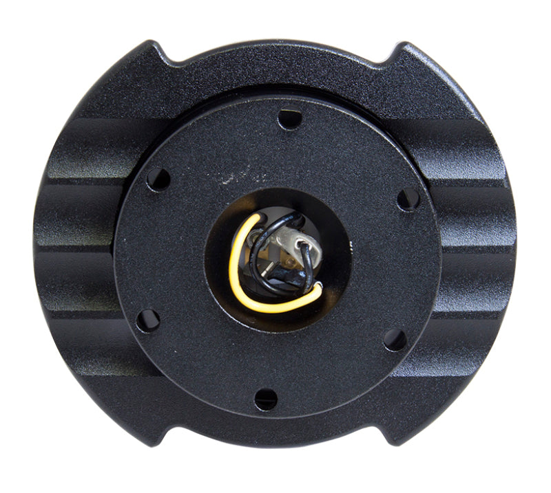 NRG Quick Release Kit Gen 2.5 - Black / Black Ring w/Finger Grooves SRK-250BK