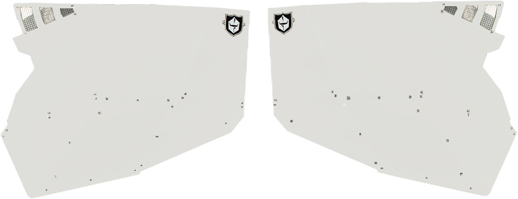 PRO ARMOR Stealth Door Skins White Pol P141228RWH-133