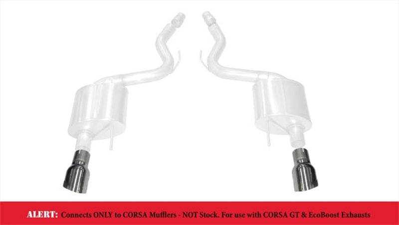 Corsa 15-17 Ford Mustang GT 3.0in Inlet / 4.5in Outlet Polished Tip Kit (For Corsa Exhaust Only) 14346