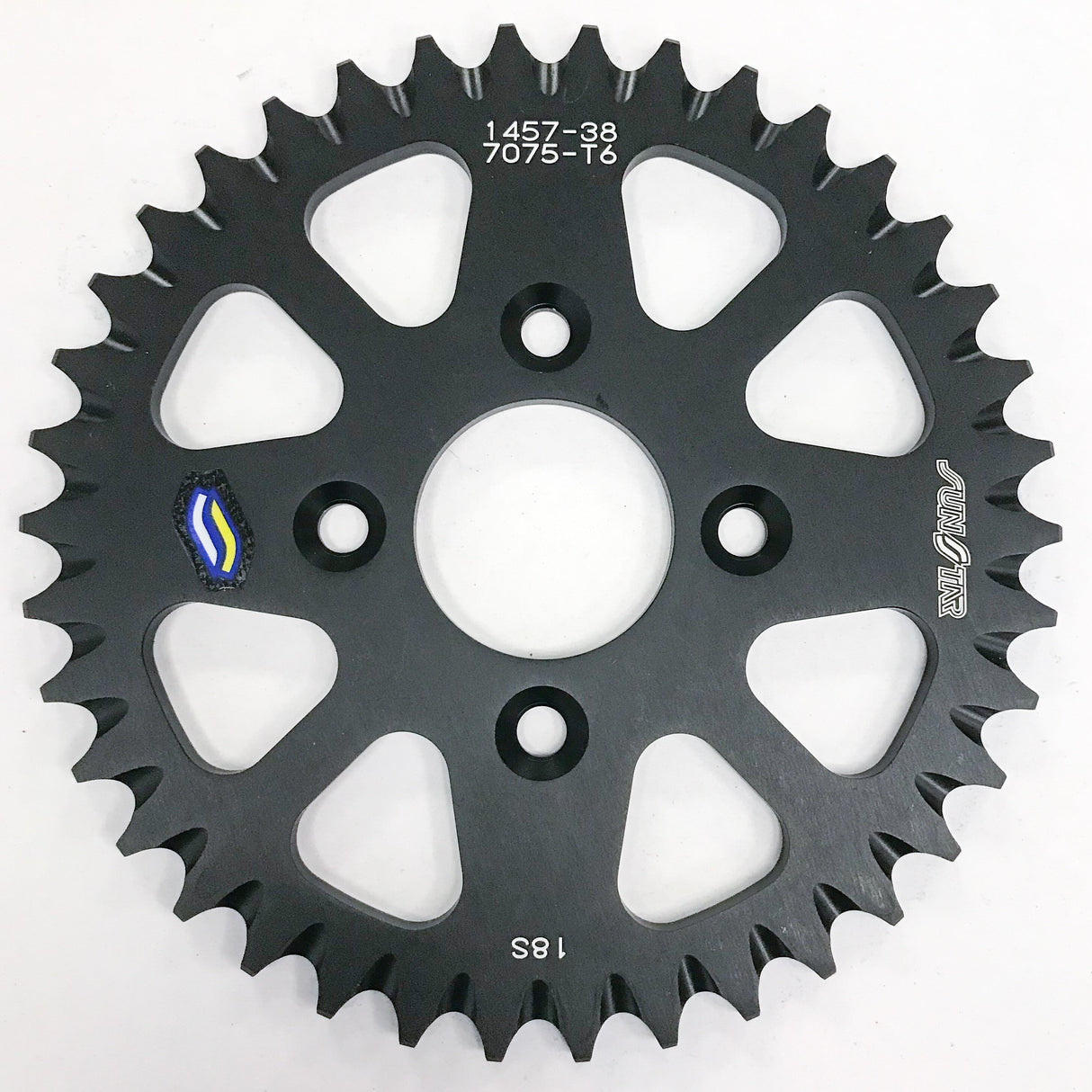 SUNSTAR Rear Sprocket Aluminum 38t-420 Blk Cob 5-145738BK