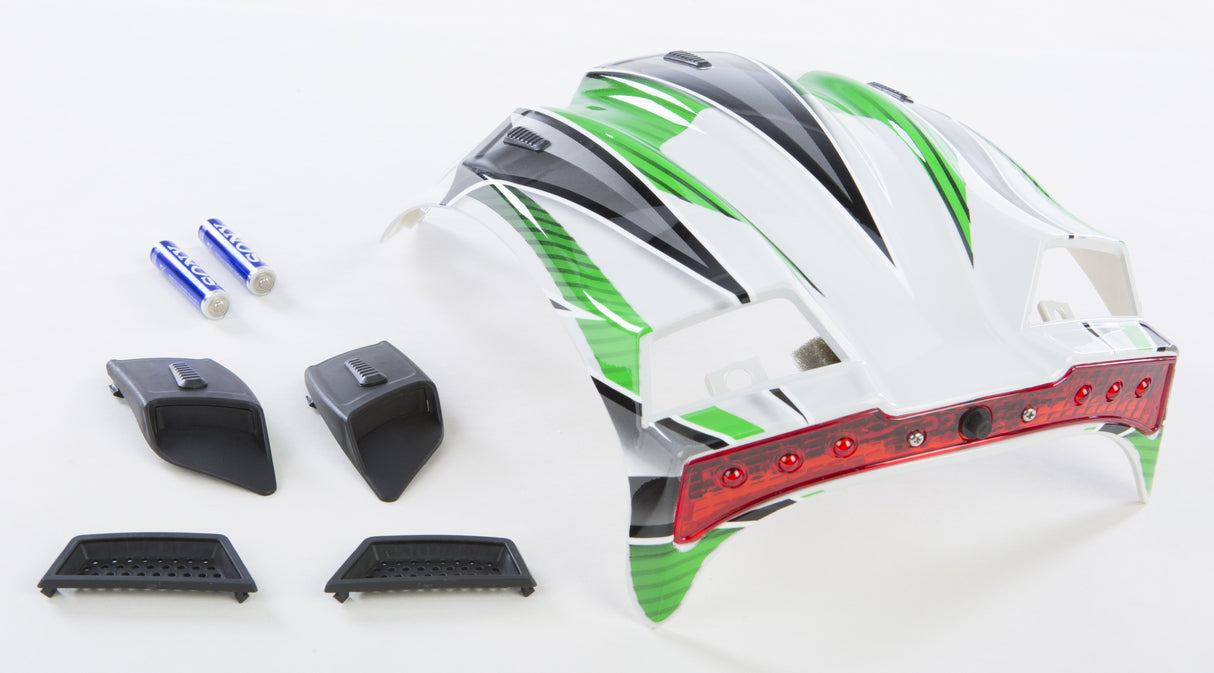 GMAX Top Vent Max W/Led White/Green G980190