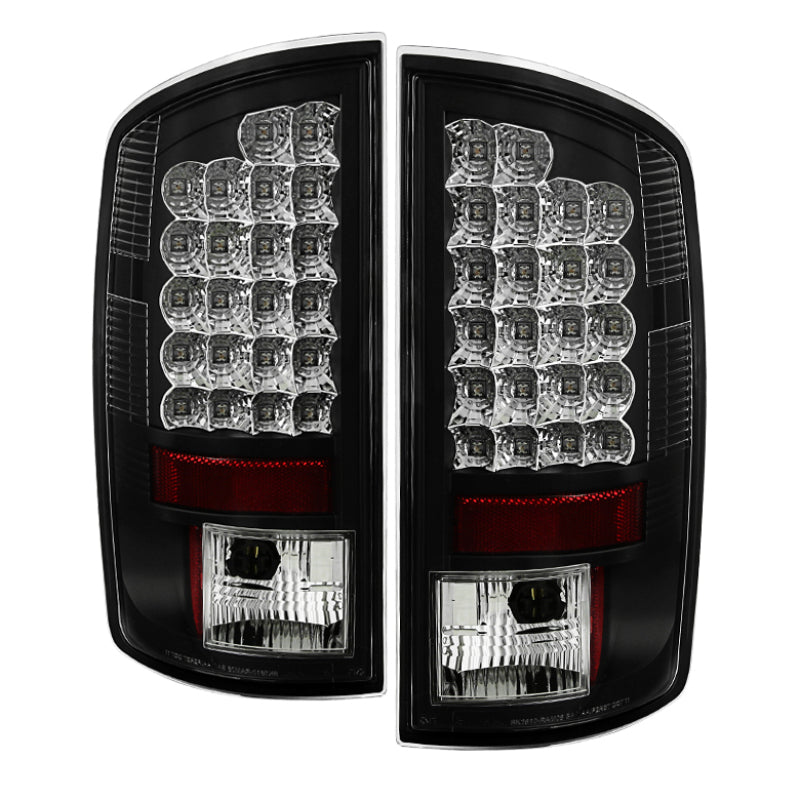 Spyder Dodge Ram 07-08 1500/Ram 07-09 2500/3500 LED Tail Lights Black ALT-YD-DRAM06-LED-BK 5002617