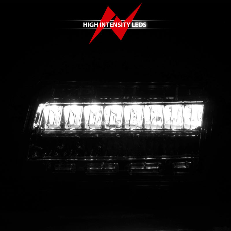 ANZO 2018-2021 Jeep Wrangler LED Side Markers Chrome Housing Clear Lens w/ Sequential Signal 511086