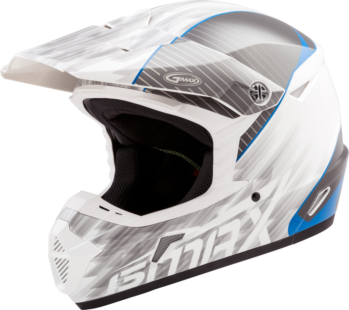 GMAX Mx-46 Off-Road Colfax Helmet White/Blue Xs G3462243