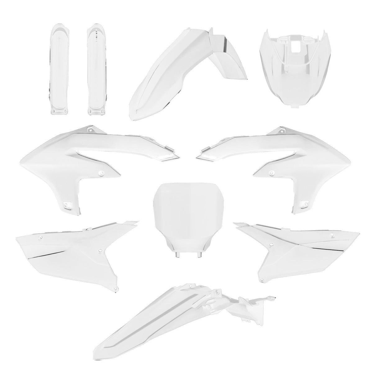 POLISPORT Plastic Body Kit Yam White 91350