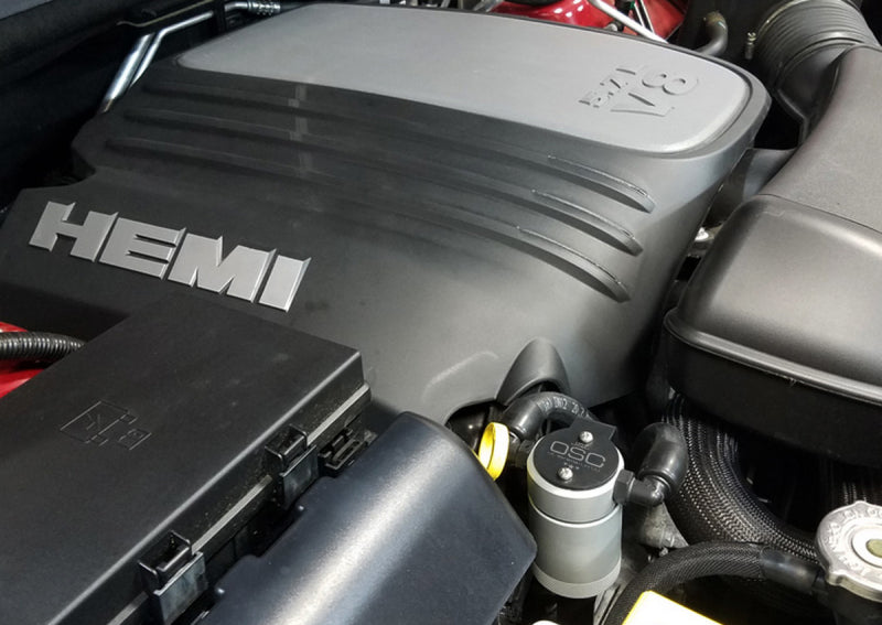 J&L 11-22 Jeep Grand Cherokee 5.7L Passenger Side Oil Separator 3.0 - Clear Anodized 3066P-C