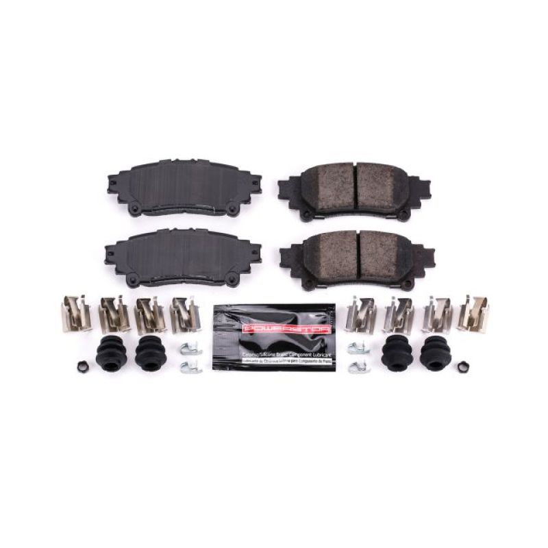 Power Stop 10-15 Lexus RX350 Rear Z23 Evolution Sport Brake Pads w/Hardware Z23-1391
