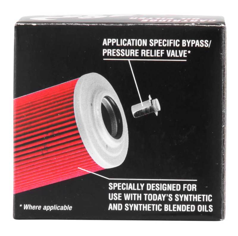 K&N Kawasaki / Suzuki / Betamotor 1.5in OD x 1.719in H Oil Filter KN-207
