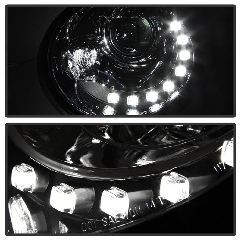 Spyder Volkswagen Beetle 1998-2005 Projector Headlights DRL Chrome PRO-YD-VB98-DRL-C 5080554