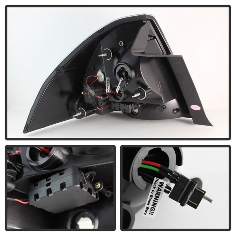 Spyder Chevy Impala 2006-2013 LED Tail Lights Black ALT-YD-CHIP06-LED-BK 5076380