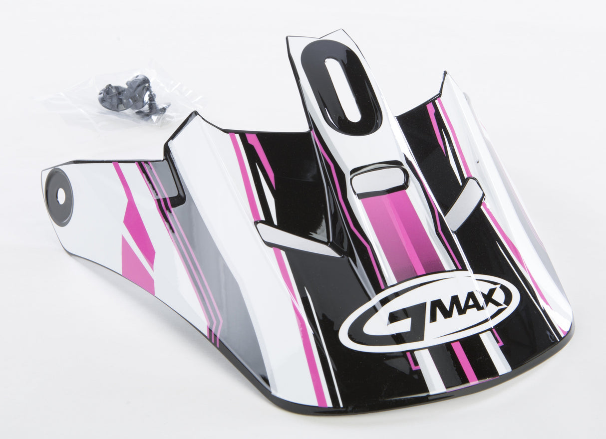 GMAX Gm-46.2 Traxxion Helmet Visor Black/Pink/White Xs-Sm G046224