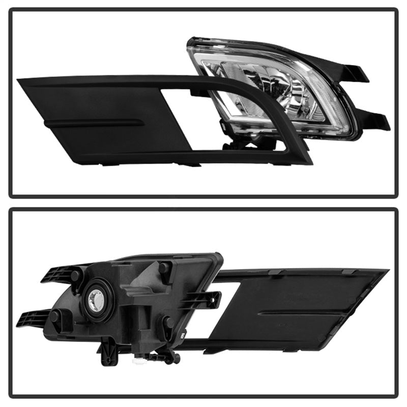 Spyder Volkswagen Jetta MK6 2015-2016 Sedan 4Dr only OEM Style Fog Lights w/Switch Clear FL-VJ2015-C 5082268