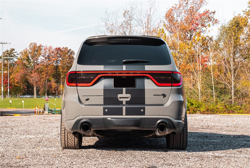 Corsa 21-22 Dodge Durango SRT Hellcat Cat-Back 2.75in Dual Rear Exit Xtreme 4.5in Black PVD Tips 21196BLK