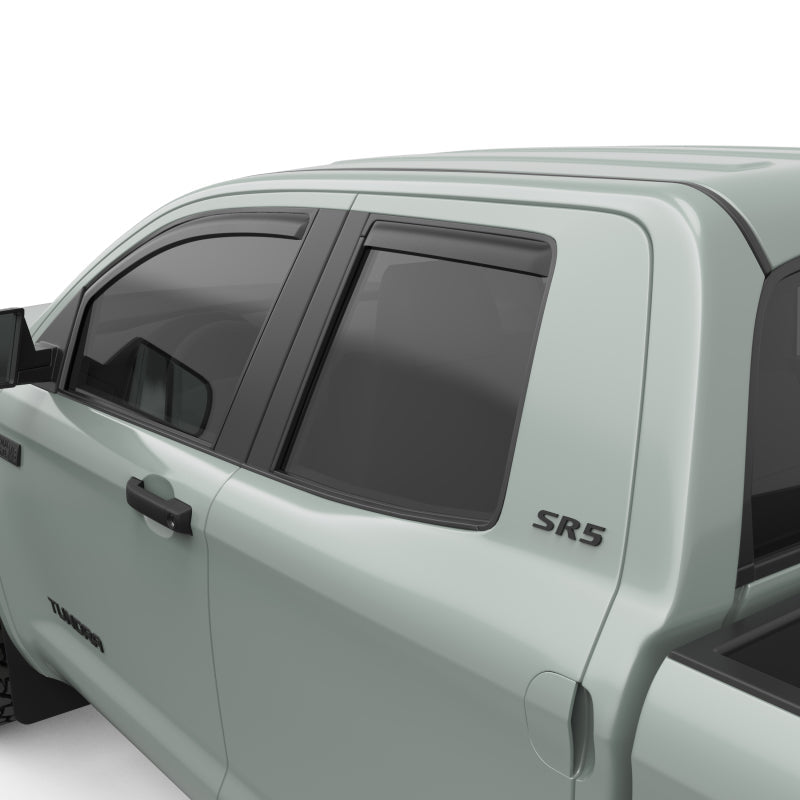 EGR 07-12 Toyota Tundra Crew Max In-Channel Window Visors - Set of 4 - Matte (575195) 575195