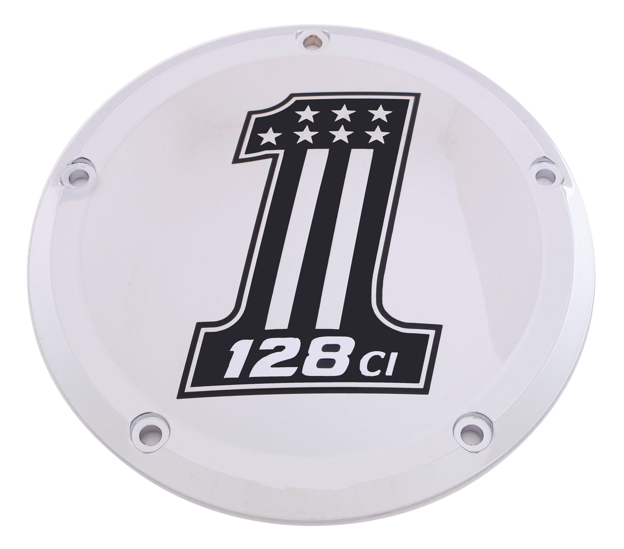 CUSTOM ENGRAVING 7 M8 Flt/Flh Derby Cover 128 Chrome 128-14-46