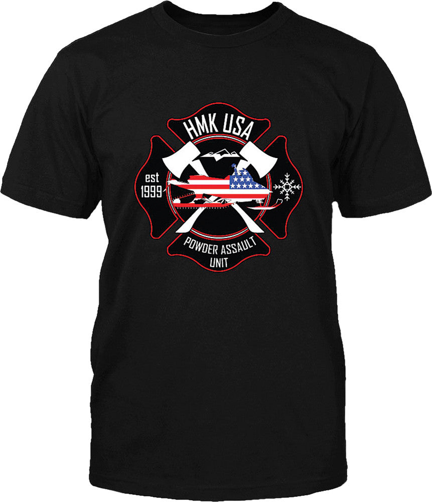 HMK Fire Tee Black M HM2SSTFDBM