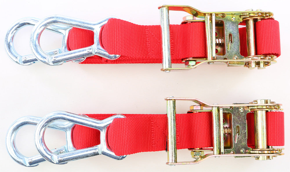 HIGH ROLLER Ratchet Ultra Tie-Down Red HR801-30