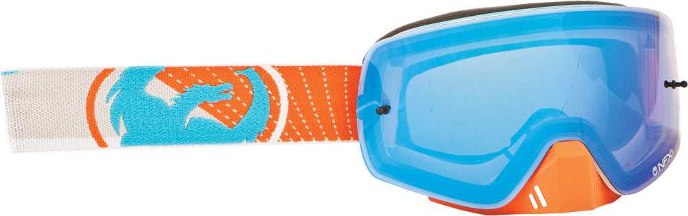 DRAGON Nfxs Goggle Vert W/Blue Steel Lens 722-1777