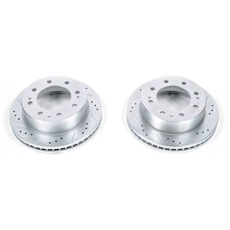 Power Stop 11-21 GMC Sierra 3500 HD Front Drilled & Slotted Rotor - Pair AR82153XPR
