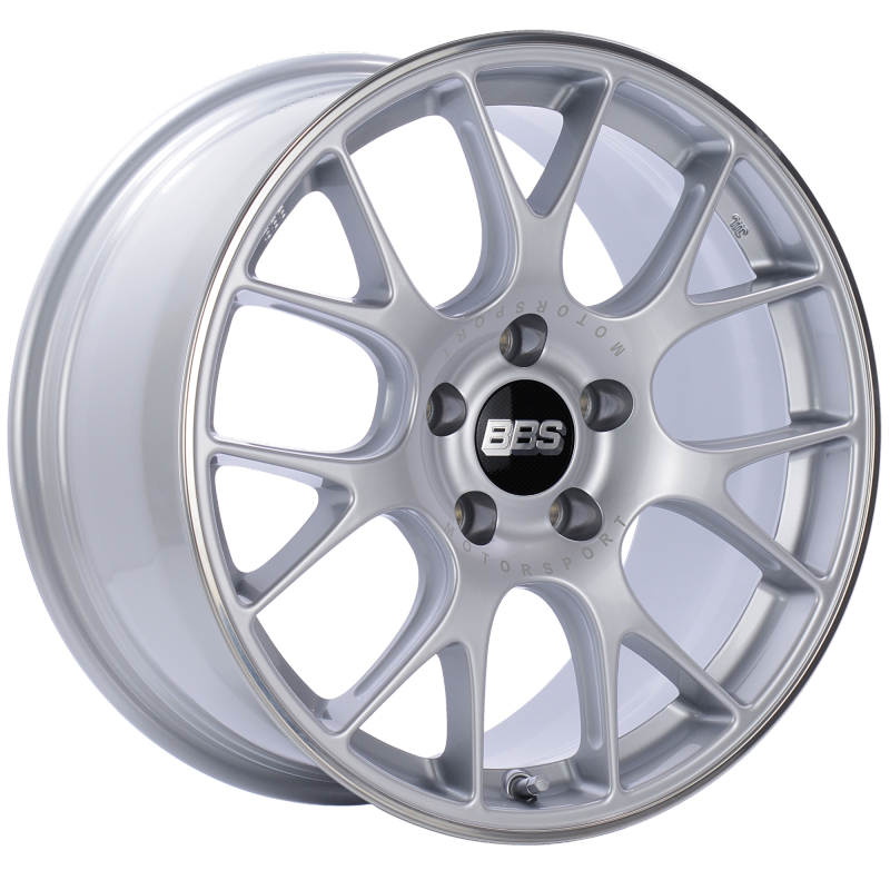 BBS CH-R 18x8.5 5x112 ET38 Brilliant Silver Polished Rim Protector Wheel -82mm PFS/Clip Required CH146SPO