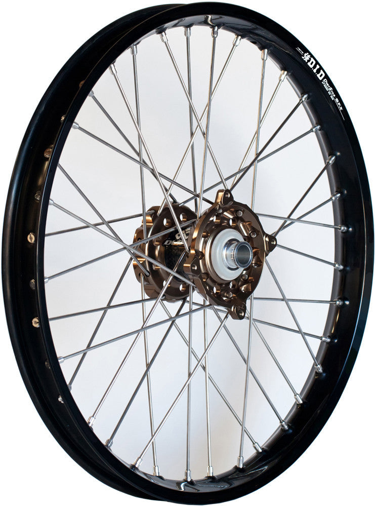 DUBYA Front Wheel 1.60 X 21 Mag Carb Hub Black Stx Rim 56-4101MBCAR-STX