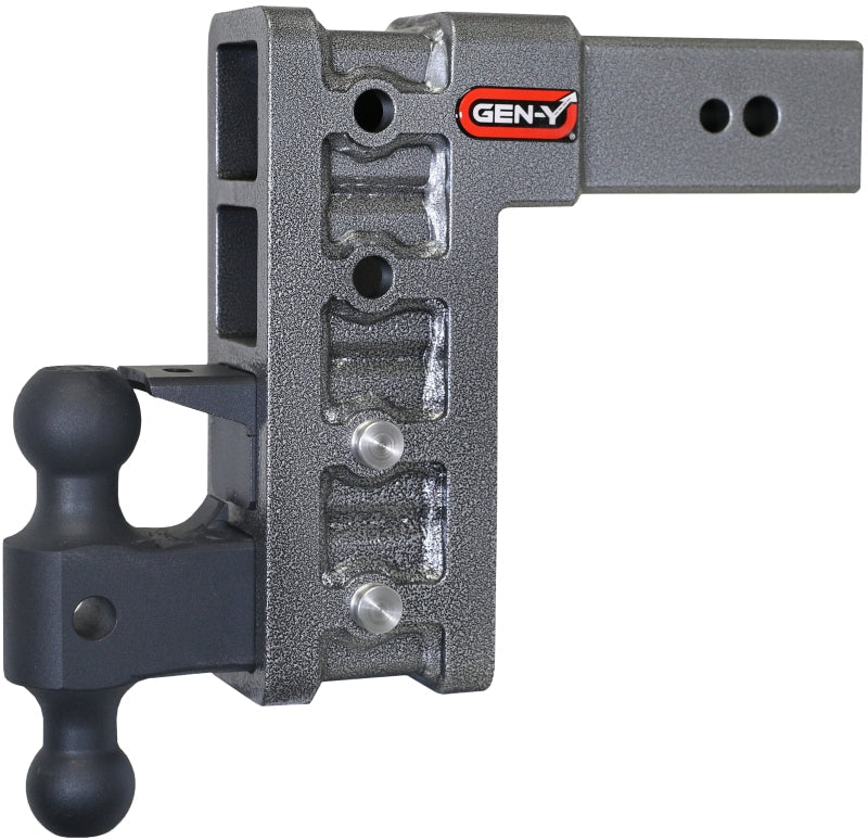 Gen-Y Mega Duty 3in Shank 9in Drop 3500lb TW 32K Hitch w/GH-0161 Dual-Ball/GH-0162 Pintle Lock GH-1724