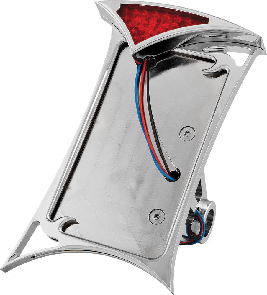 HARDDRIVE License Plate Frame Flat Vertical Slayer Led P28-6805