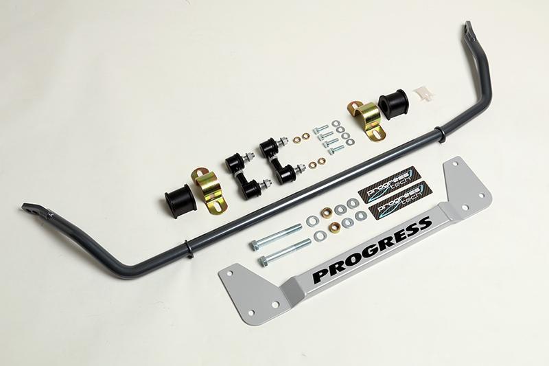 Progress Tech 02-06 Acura RSX Rear Sway Bar (24mm - Adjustable w/ End Links and Bar Brace) 62.0103