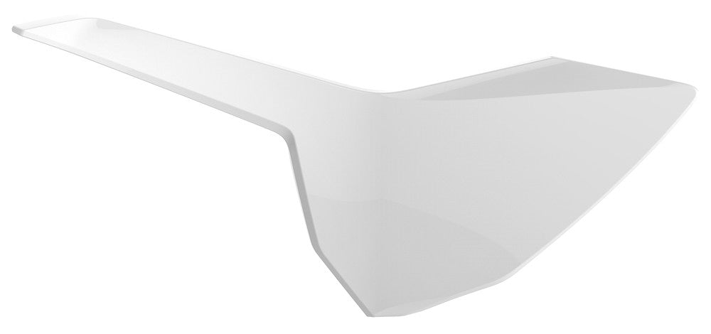 POLISPORT Side Number Plate White 8418200002