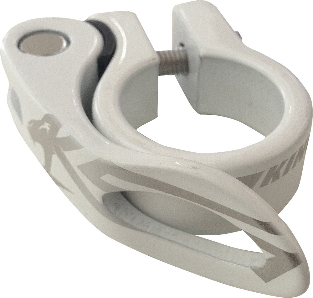KINGSTARQuick Release Seat Post Clamp White 31.8mm711484 32196