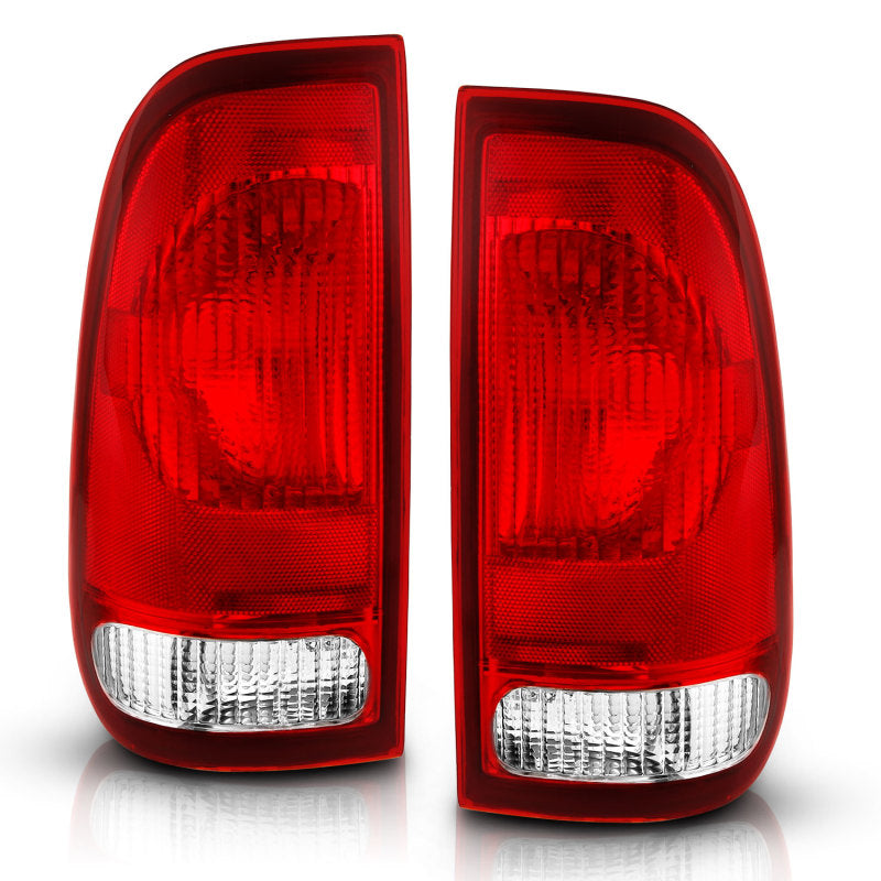 ANZO 1997-2003 Ford F-150 Taillight Red/Clear Lens (OE Replacement) 311307