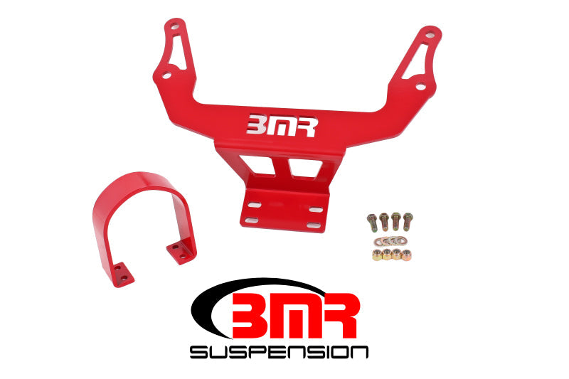 BMR 08-17 Challenger Front Driveshaft Safety Loop - Red DSL110R