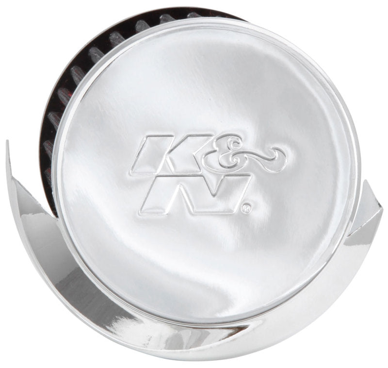 K&N 1in Flange L x 3in OD x 2.5in Height Clamp On Crankcase Vent Filter 62-1516