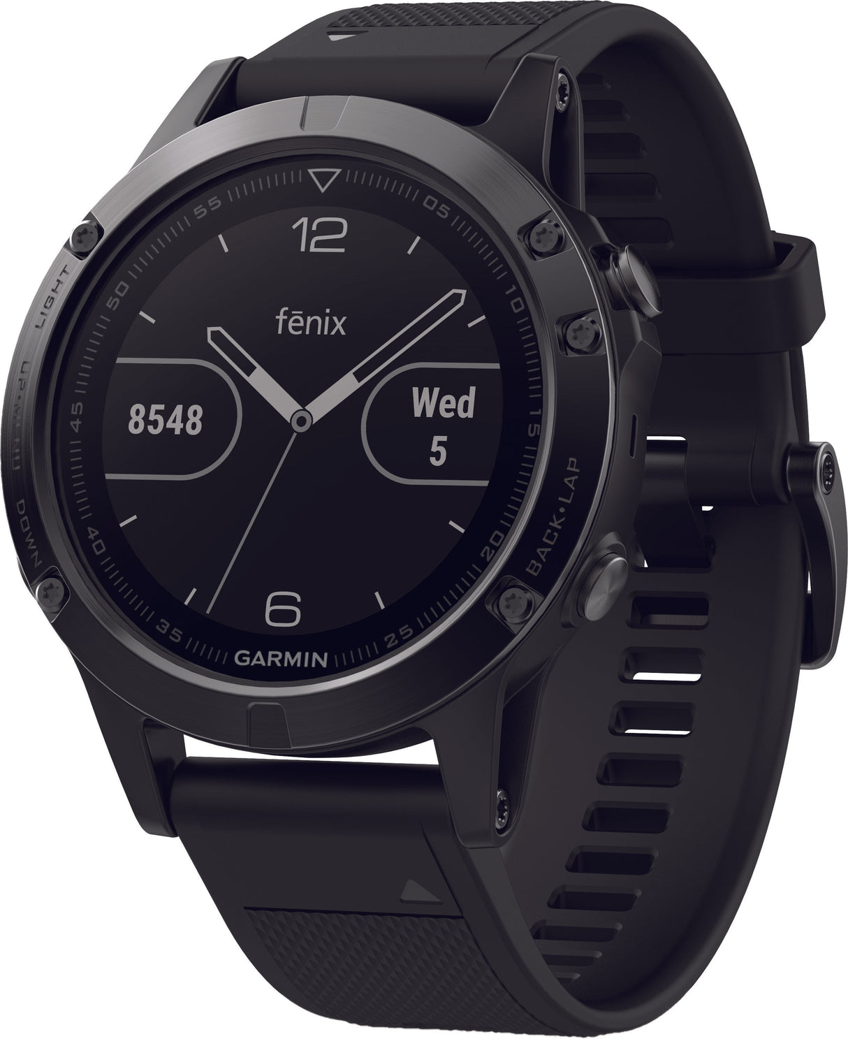 GARMIN Fenix 5 Watch W/Sapphire Lens Black/Black 47mm 010-01688-10