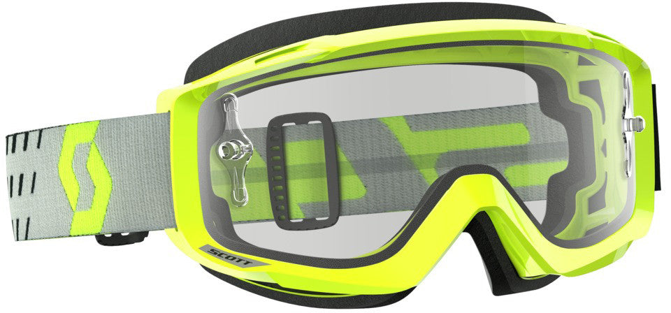 SCOTT Split Otg Goggle Yellow/Grey W/Clear Works Lens 262599-4331113