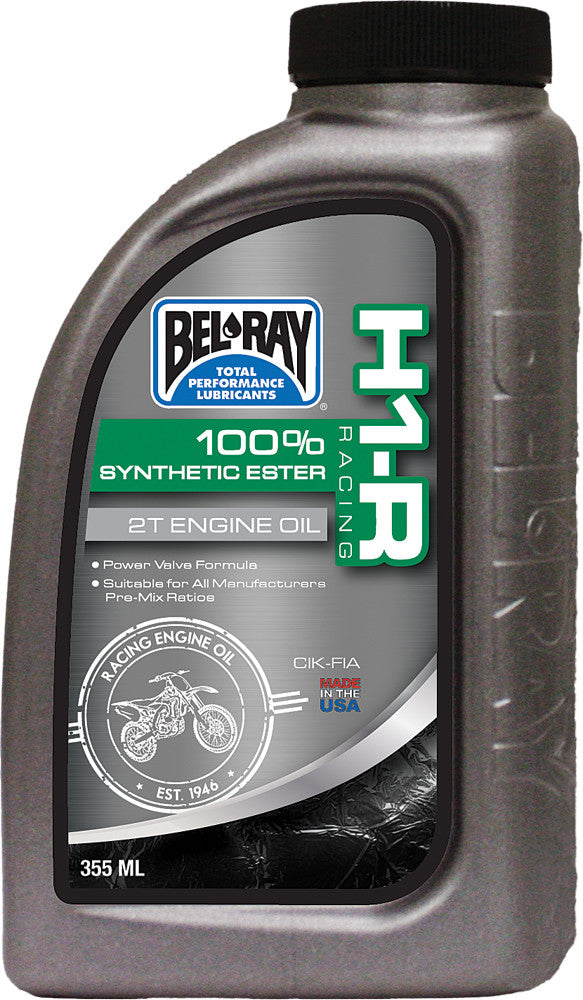 BEL-RAY H1-R 100% Synthetic Ester 2t Engine Oil 355ml 99280-B355W