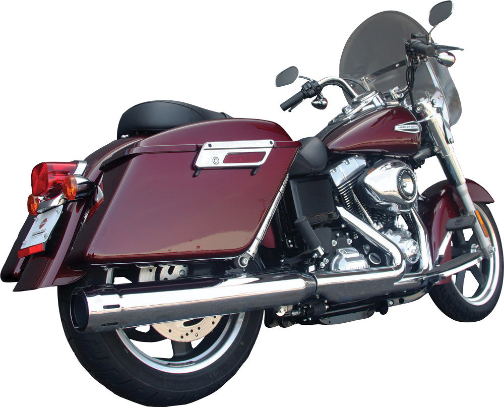 FIREBRAND-OLD Loose Cannon Slip-On Chrome 4" Dyna Switchback/Lowrider 13-1005OLD