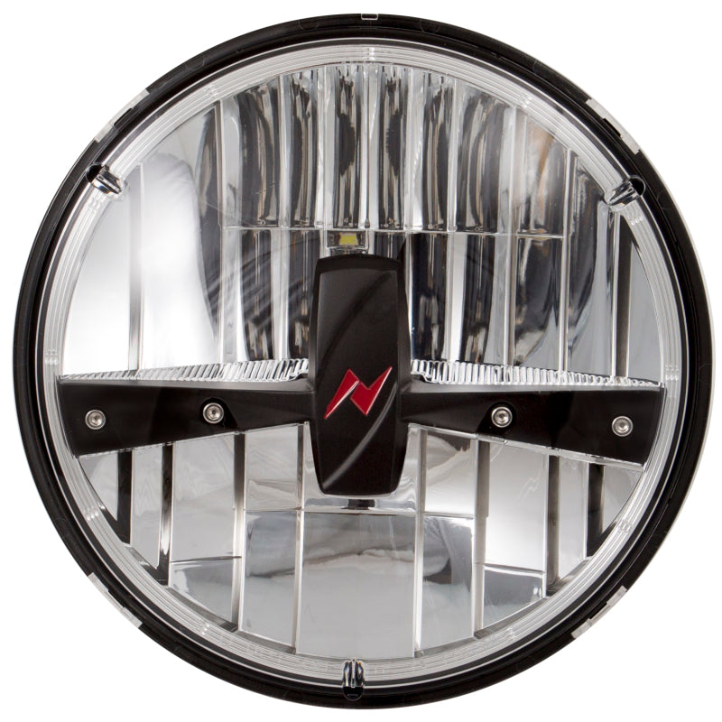 ANZO LED Headlights Universal 7in ROUND LED Universal Headlight Black (Pair) 881036