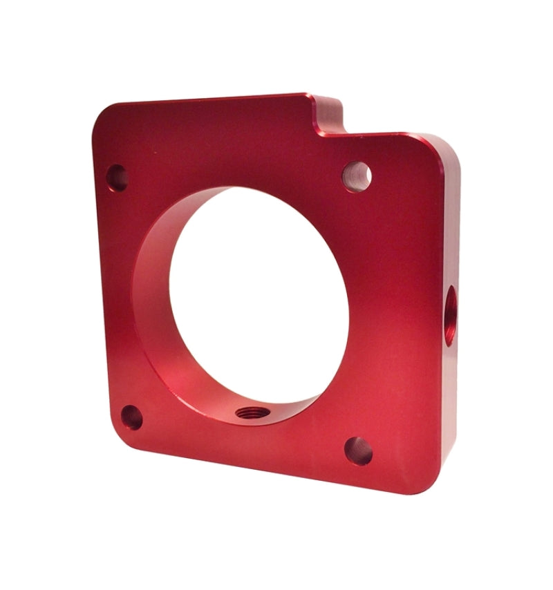 Torque Solution Throttle Body Spacer (Red) Subaru WRX 2006-2014 / STI 2004-2015 TS-TBS-027R