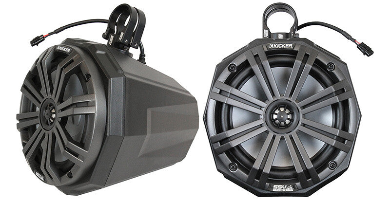 SSV WORKS 8" Cage Mount Pods W/Kicker US2-C8K-185