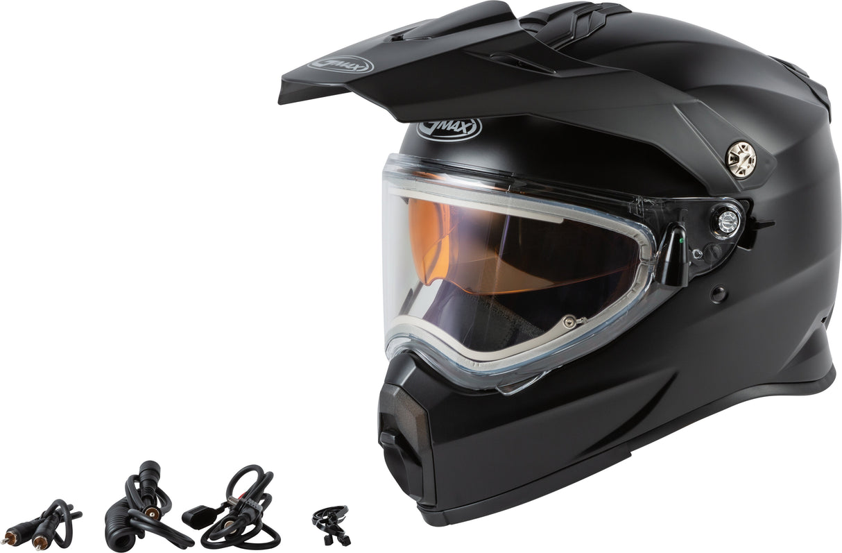 GMAX At-21s Snow Helmet W/Electric Shield Matte Black Sm G4210074
