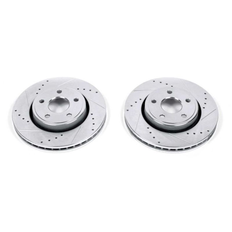 Power Stop 11-19 Dodge Durango Front Evolution Drilled & Slotted Rotors - Pair AR83076XPR