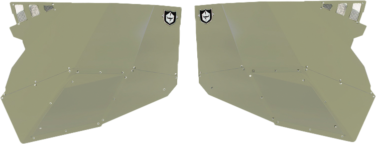 PRO ARMOR Stealth Door Skins Ghost Grey Pol P141228RGG-728